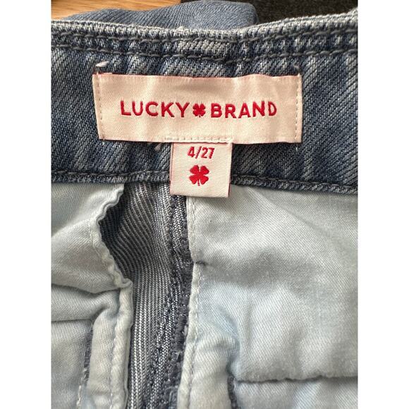Lucky Brand Jeans, Women's Liquid Denim Luxe Cargo Barrel Jean, Size 4/27, EUC - Picture 3 of 5